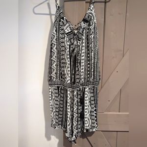 Black and White Romper